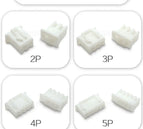 2000/1000PCS  XH2.54 Female Material Connector Leads Pin Header 2.54mm  Socket Pin Header Straight pin 2P 3P 4P 5P 6P 7P 8P 10P