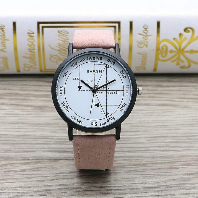 Youth Popular Watch Boys Personality Korean Fashion Leather-Belt Watch Mori Style School Student Watch English Dial Watch