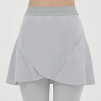Yoga clothes cover buttocks skirt ins ballet dance running training yoga skirt elegant light short skirt QD50