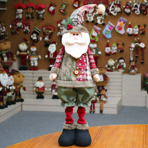 Christmas decorations Christmas scene layout window display creative Christmas decorations Santa Claus doll