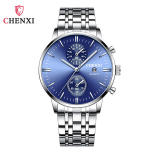 CHENXI Men's Watch 071 Quartz Watch Fashion Men's Watch waterproof calendar men casual watch CX-071A