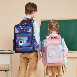 New Primary School Student Schoolbag Integrated Astronaut Bag Boys and Girls Burden Relief Spine Protection children Backpack