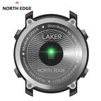 NORTH EDGE smart sports metal watch heart rate waterproof swimming bluetooth watches calorie consumption tactical  male watch.