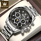 2022 OLEVS Watch for men fashion business office watch mechanical men's causal watch 6654