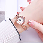 GEDI Light Luxury Diamond Student's Watch Versatile Fashion Waterproof Alloy Watch Women's Bracelet Quartz Watch women watch 1150