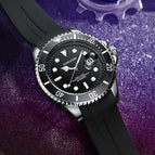 KIMSDUN new green water ghost watch silicone men's mechanical fashion luminous waterproof watch K-1022A