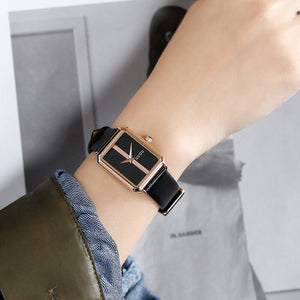 GUOU 8227 women's watch 2022 new ins style square simple small square watch women's Watch