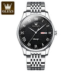 OLEVS Watch for men simple calendar fashion sports quartz men watch 5562LKS