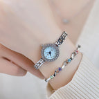 JW women watch Diamond Bracelet Watch High-Grade Quartz Watch Women's  Small elegant casual lady Watch