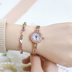 JW women watch Diamond Bracelet Watch High-Grade Quartz Watch Women's  Small elegant casual lady Watch