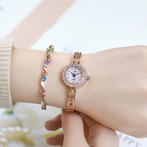 JW women watch Diamond Bracelet Watch High-Grade Quartz Watch Women's  Small elegant casual lady Watch