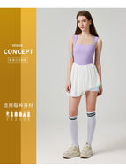 Tennis Pleated Skirt Women's Exercise Skirt Anti-Exposure Fitness Running Quick-Drying Badminton Yoga Skirts Golf Skirt 308