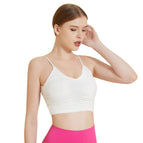 Fashion Small Camisole Sports Women's Spring and Summer Cool Feeling Beauty Back Bra Yoga Outer Wear Quick-Drying Fitness Bra XWX22-013