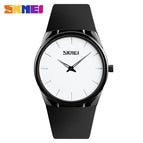 SKMEI 1601S Fashion Women Watches Quartz Watch Ultra Thin Wristwatches 3Bar Waterproof Simple Lady Men Watch