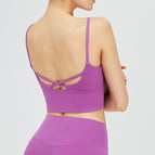 New Yoga Clothes Women's Cross Back Yoga Straps Vest Running Workout Exercise Underwear sports top