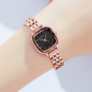 Gedi Women watch new popular female net red fashion Square Watch casual waterproof quartz lady student watch 13022