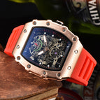 Watch for men New Richard Watch Square Three-Pin Waterproof Luminous Men's Watch Calendar Sports Watch 9791