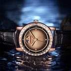 KIMSDUN 2022 New diamond inlaid men's watch high-grade sun wristwatch waterproof men's watch fully automatic mechanical watch Business Watch