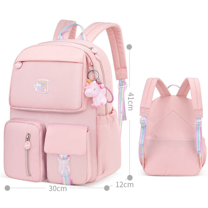 School Bag Rainbow Preschool Backpack Waterproof School Backpack Small Child Book Bag for Teenage Girls Gift