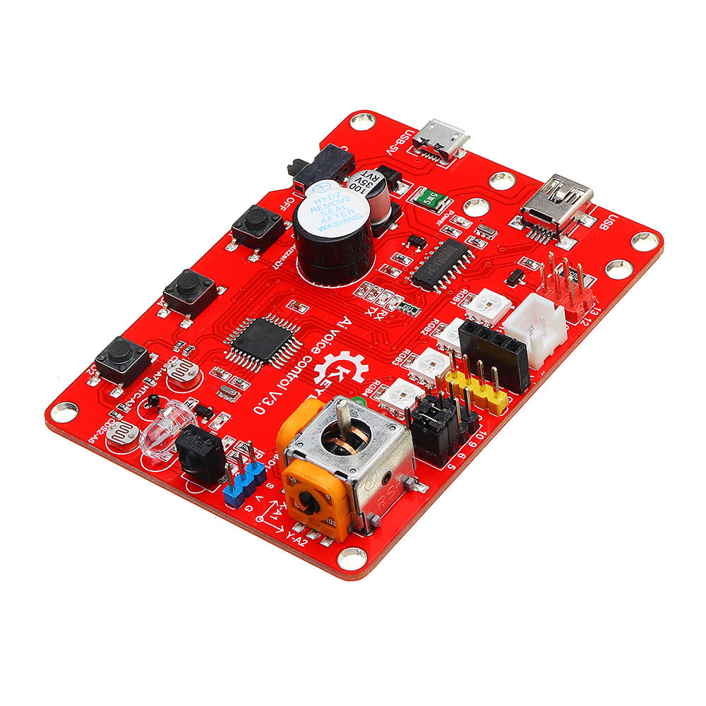 Voice Controller Chip Ai Voice Control Module V3.0 CH340 ATMEGA328P-AU 5V 2A Voice Control B ...