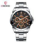 CHENXI Waterproof Watch Women's Watch Student Watch Couple Watch lady Quartz Watch CX-019A Steel