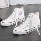 Warrior high canvas shoes women casual flat-bottomed lovers white classic board shoes WXY-473T