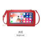 Touch screen mobile phone bag messenger mini bag 2022 new RFID anti-theft brush wallet women's long all-match women's bag SJ627