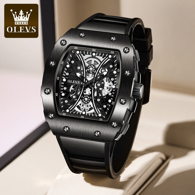 OLEVS Men's watch douyin live fashion waterproof quartz men's causal Watch 3602