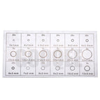 225pcs Rubber O Ring O-Ring Washer Seals Watertightness Assortment Different Size With Plactic Box Kit Set