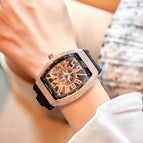 Prance Man Star Watch Men's Wine Bucket Full of Diamonds Richard Fashion Brand Calendar Men's Watch Fashion