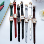 GEDI Women fashion watch korean simple elegant small square waterproof lady quart causal watch 82012