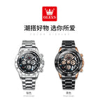 OLEVS 9921 men's watch waterproof multifunctional sports fashion calendar luminous men's casual watch