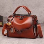 2021 new retro fashion one-shoulder portable messenger pillow Boston handbag 211