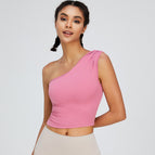 New off-Shoulder Running Exercise Vest Women's Yoga Clothing Top Sleeveless Beauty Back Fitness Underwear TM0128