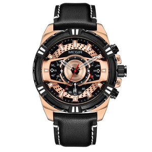 MEGIR M2118 Luxury Brand Men's Watch Chronograph Watches Men Waterproof Date Sport Military Quartz Wristwatch Clock