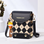 2022 new niche design mobile phone bag messenger bag women fashion one shoulder retro small square bag mini mobile phone bag 3987