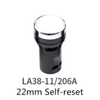22mm economical LA38-11/206A button switch knob switch emergency stop switch normal open + normal close