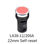 22mm economical LA38-11/206A button switch knob switch emergency stop switch normal open + normal close