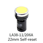 22mm economical LA38-11/206A button switch knob switch emergency stop switch normal open + normal close