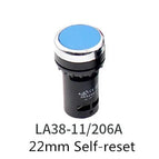 22mm economical LA38-11/206A button switch knob switch emergency stop switch normal open + normal close