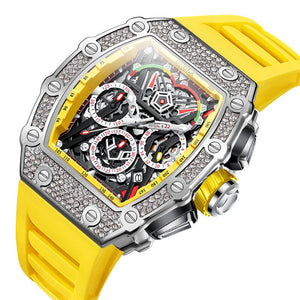 ONOLA ON6827D Fashion and Fully-Jewelled Design Multi-Functional Automatic Mechanical Watch Men's Tik Tok Live Stream Hot Watch