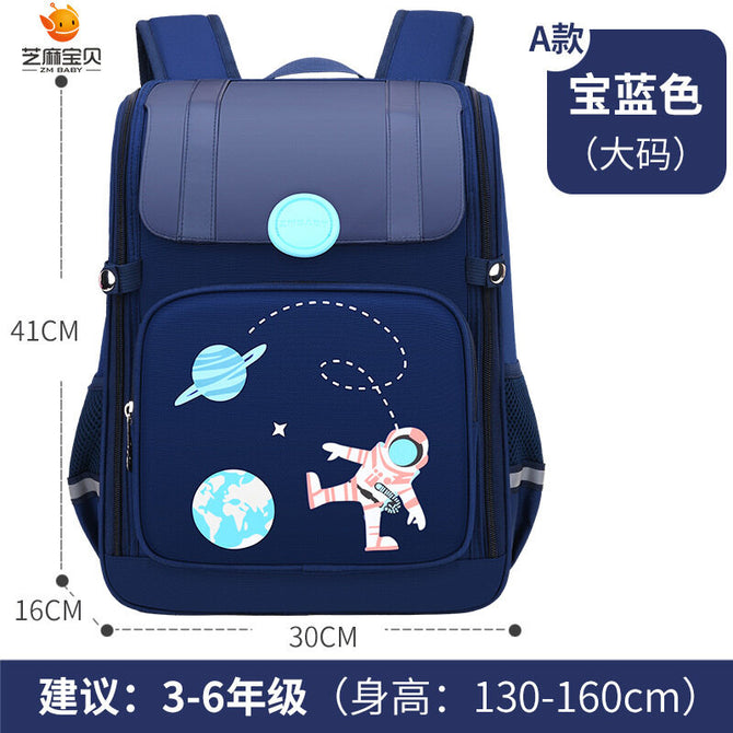 New primary school bag boys and girls cartoon cute space bag children's school bag primary school backpack school bags 591
