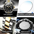 OLEVS Men Watches Luxury Quartz Wristwatches Calendar Luminous Hands Business Clock Male casual Fashion