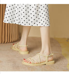 Sandals women's summer all-match sandals and slippers women's flat-soled sandals and slippers 138-5