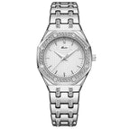MISSFOX watch new fashion ins niche trend Korean version gold diamond waterproof quartz ladies watch 2717