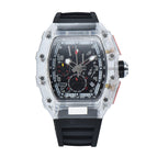 Watch for men Richard Hot Sale Six-Pin Watch Transparent Hollow Luminous Student Sports Waterproof Quartz Watch 1034