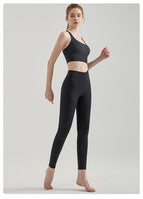 Yoga suits summer sports bra vest high-intensity gathering bra fashion fitness running suit WXM167+CKM254
