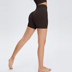 Seamless Yoga Shorts Women's Three-Point High Waist Sports Pants Quick-Drying Fitness Yoga shorts MS0111