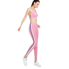 Fitness Suit Women's Skinny Slimming Stretch Breathable Yoga Clothes Running Training Sports Underwear up and down Two-Piece Suit