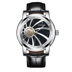 KIMSDUN New fashion trend starry dial hollow automatic watch men's mechanical watch waterproof men's casual watch